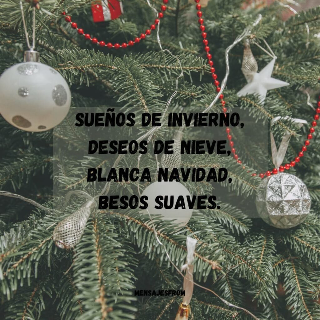 Palabras románticas de navidad